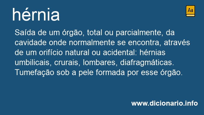 Significado de hrnia