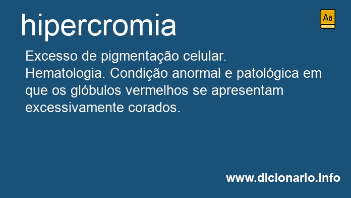 Significado de hipercromias