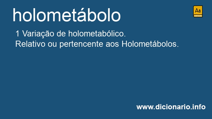 Significado de holometbolos