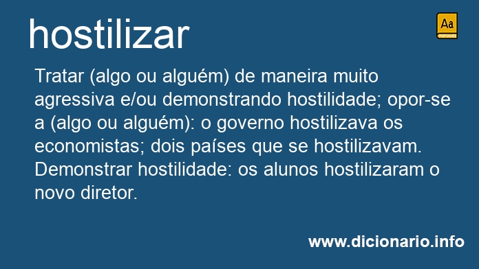 Significado de hostilizaro