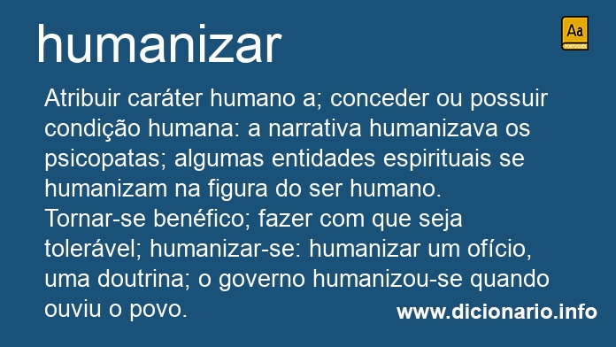 Significado de humanizara