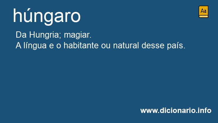 Significado de hngara