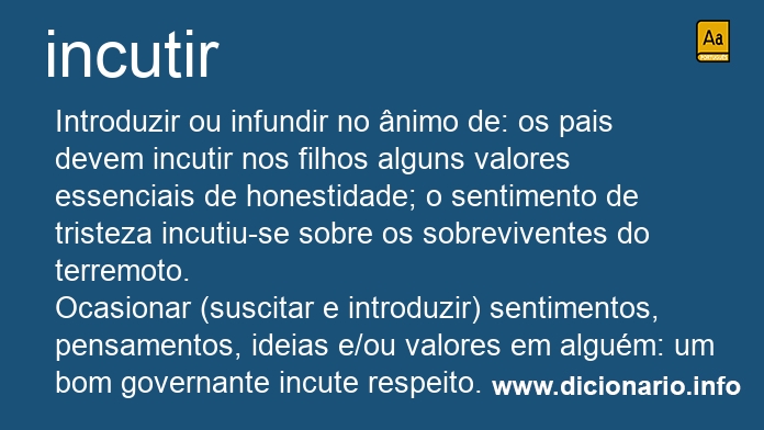 Significado de incute