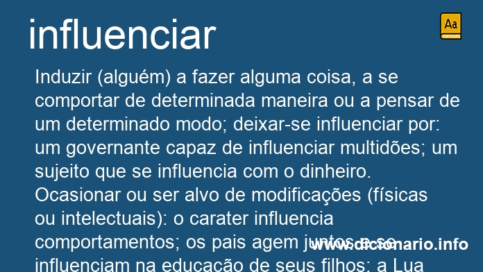 Significado de influencia