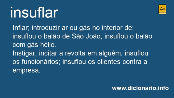 Significado de insufles