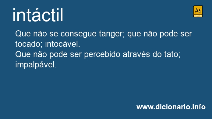 Significado de intcteis