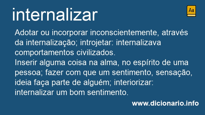 Significado de internalizaremos