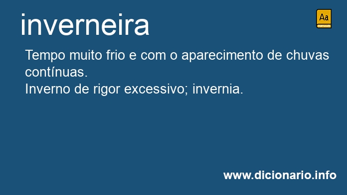 Significado de inverneira