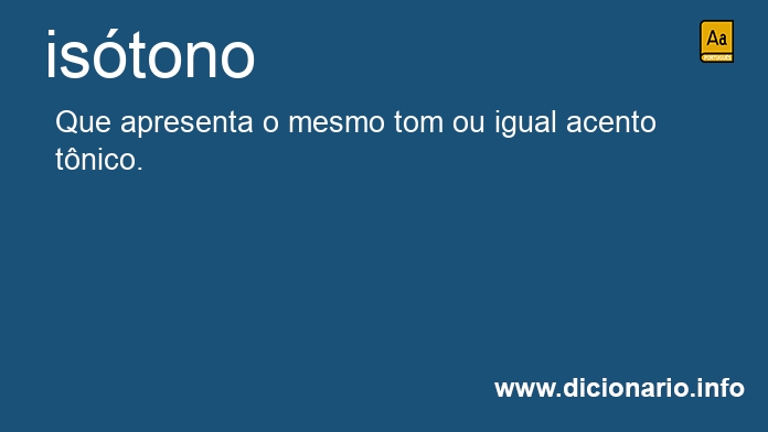 Significado de istono