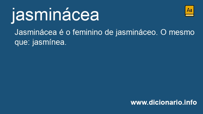 Significado de jasmincea