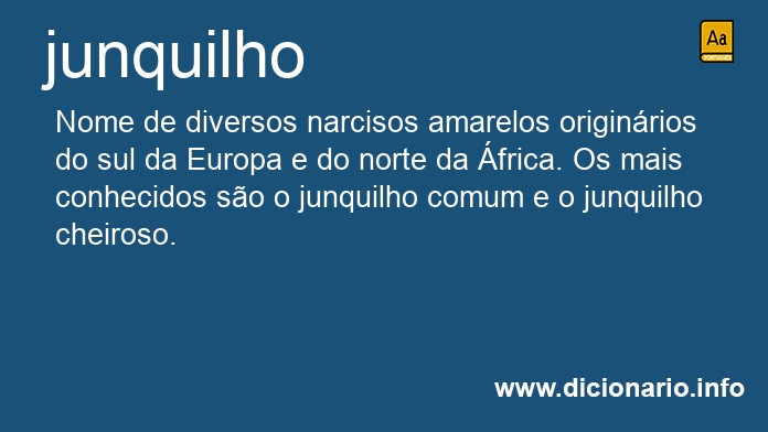 Significado de junquilhos