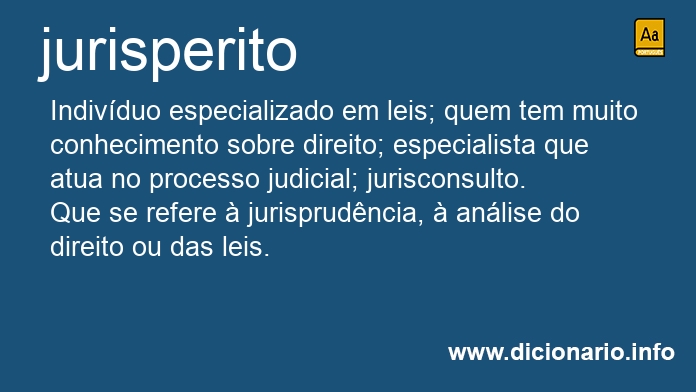 Significado de jurisperitos