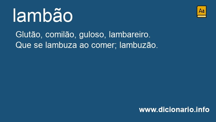 Significado de lambona