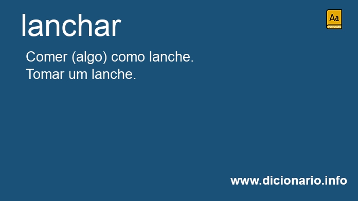 Significado de lancharam