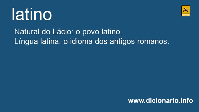 Significado de latinos