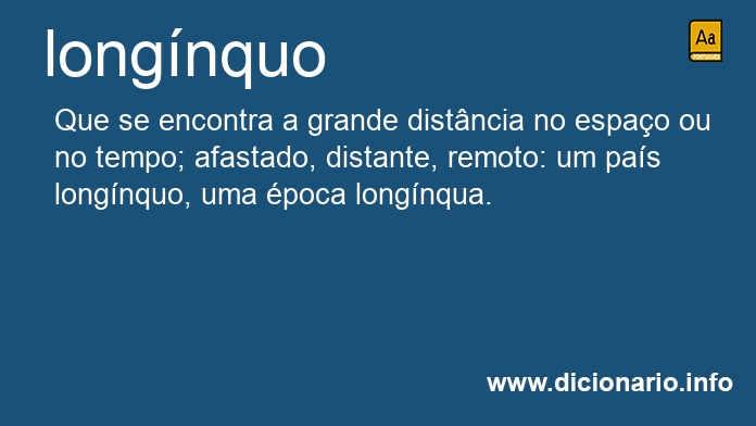 Significado de longnquos