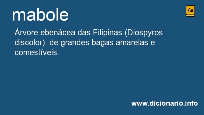 Significado de mabole