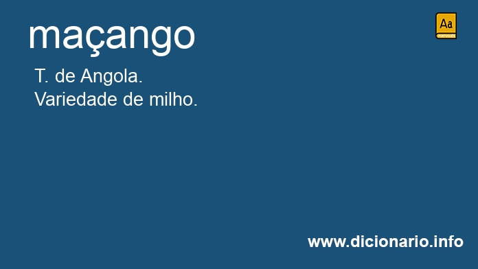 Significado de maango