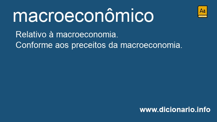 Significado de macroeconmica