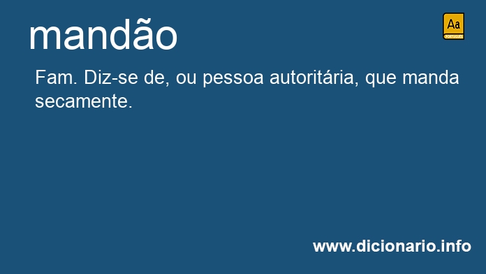 Significado de mand