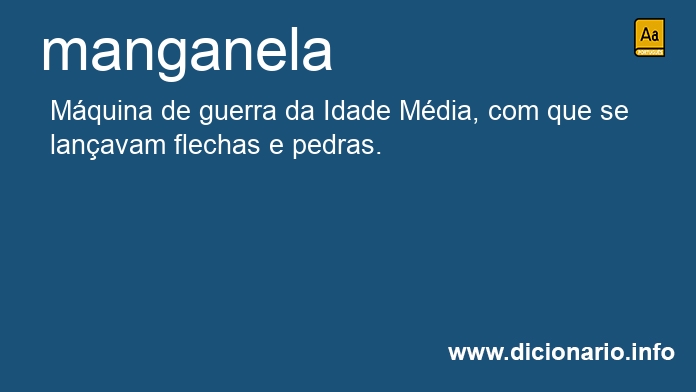 Significado de manganela