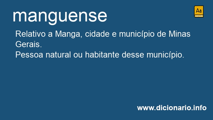 Significado de manguense