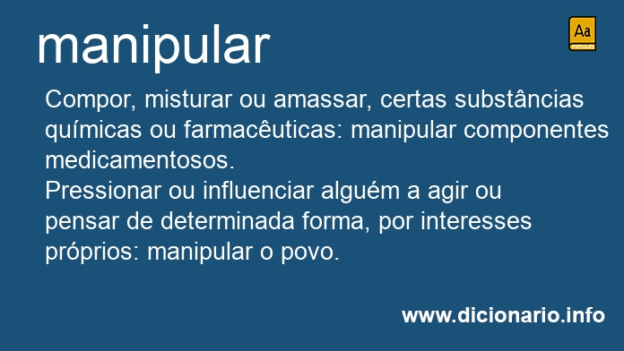 Significado de manipulava