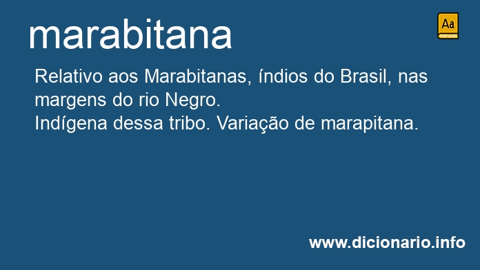 Significado de marabitana