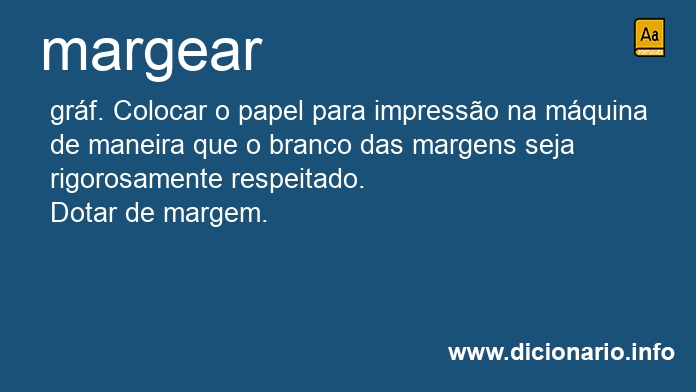 Significado de margeara