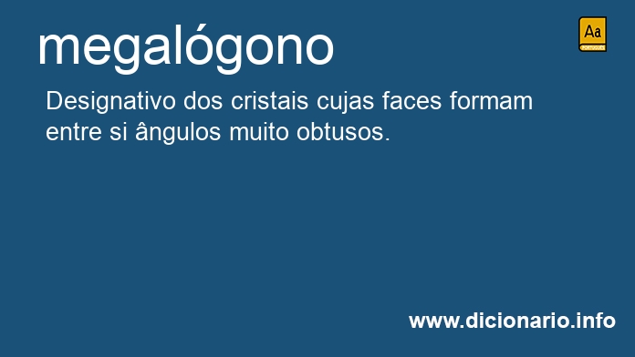 Significado de megalgono