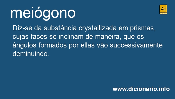 Significado de meigono