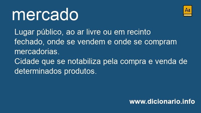 Significado de mercado