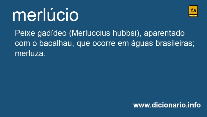 Significado de merlcio