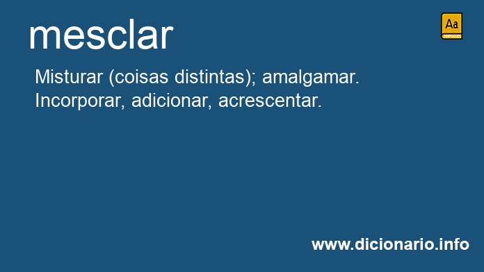 Significado de mesclarei