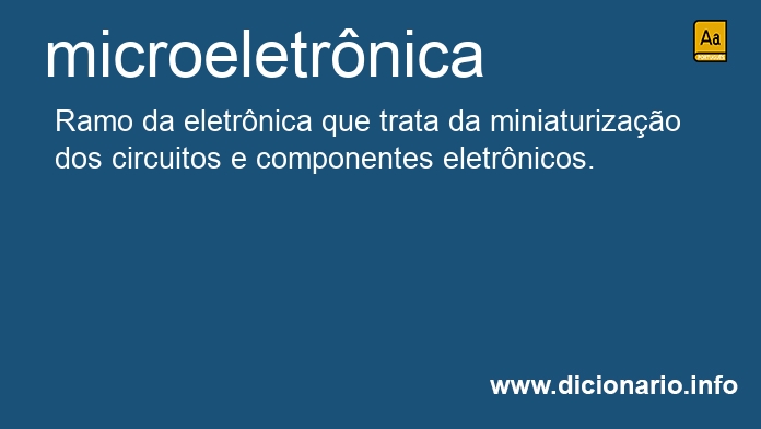 Significado de microeletrnicas