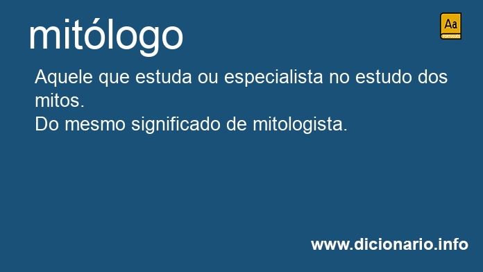 Significado de mitloga