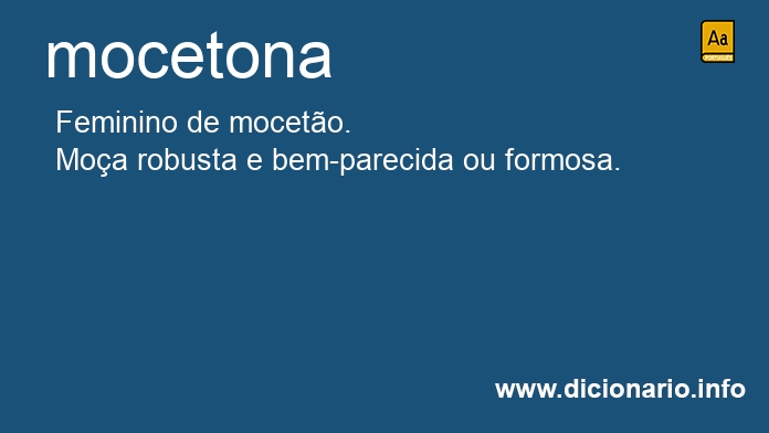 Significado de mocetona