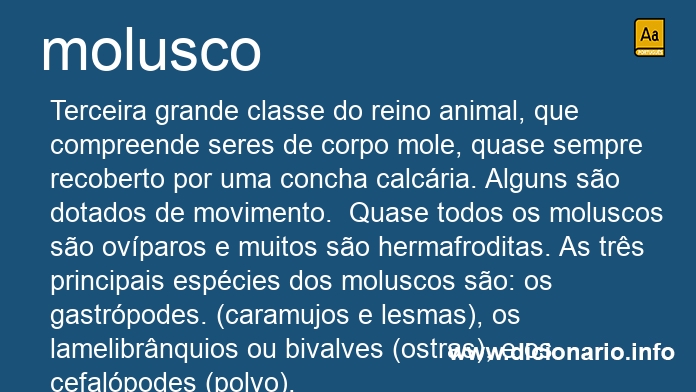 Significado de molusco