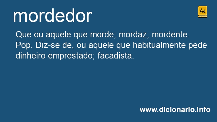 Significado de mordedor