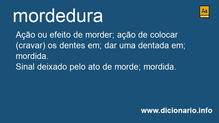 Significado de mordeduras