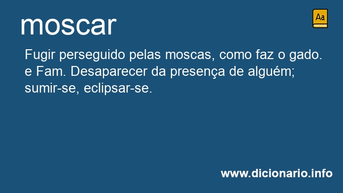 Significado de moscreis