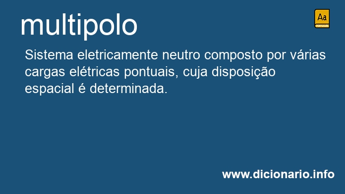 Significado de multipolo