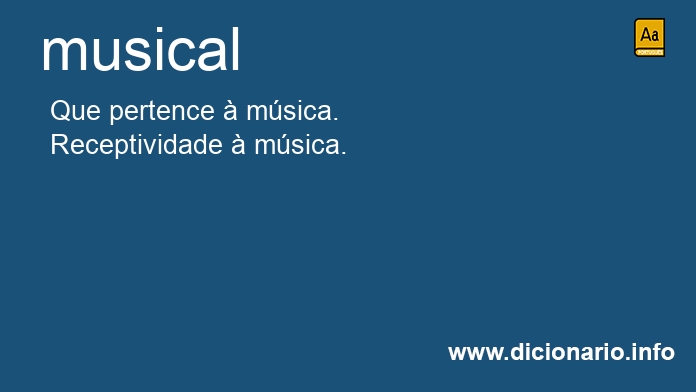 Significado de musical