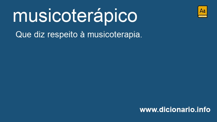 Significado de musicoterpico