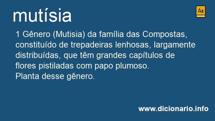 Significado de mutsia