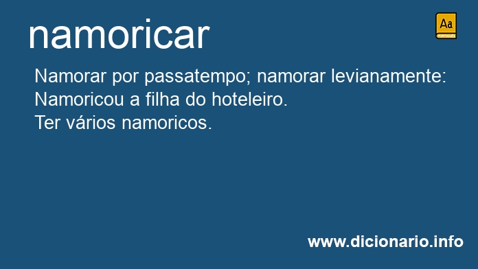 Significado de namoricares