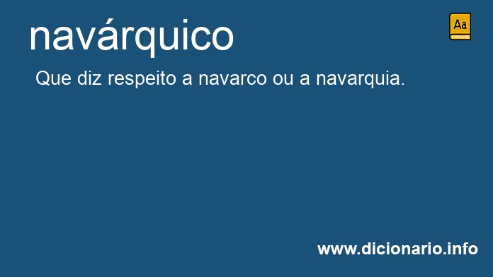 Significado de navrquico