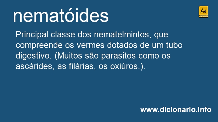 Significado de nematides