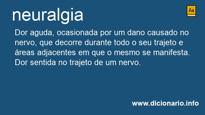 Significado de neuralgia