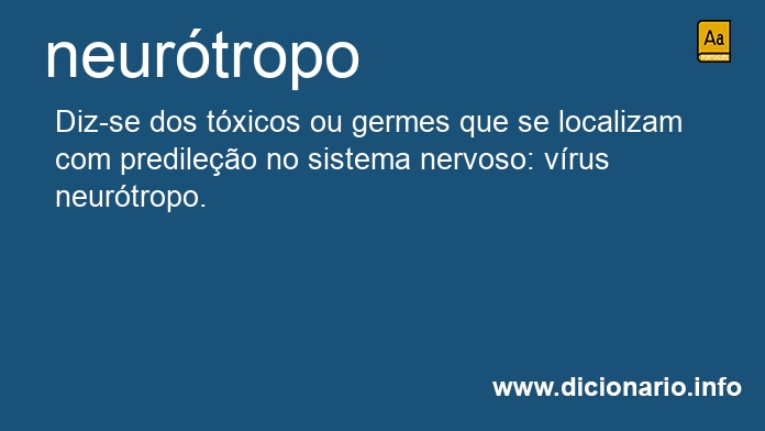 Significado de neurtropo